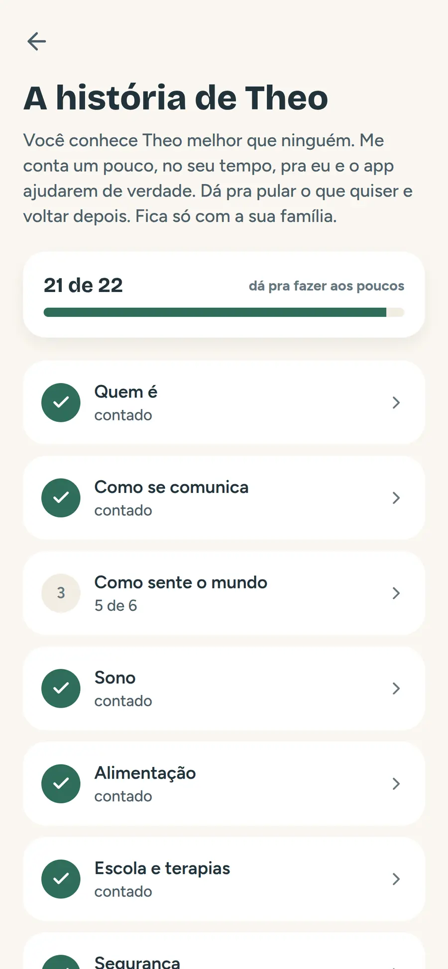 A história da criança no elo: capítulos sobre quem ele é, como se comunica, como sente o mundo, sono, alimentação